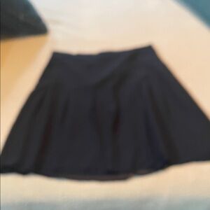 H&M black lightweight pleated skirt, size 12